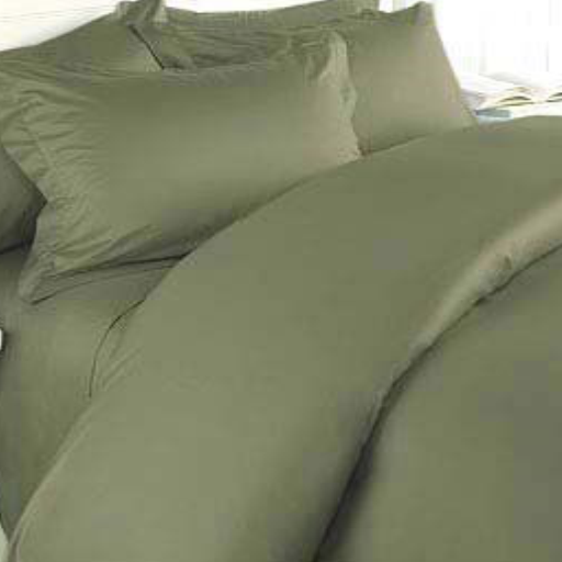 3 Piece Solid Comforter Set